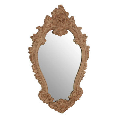 Orsina Broschi Rococo Wall Mirror – Antique Brown Ornate Design