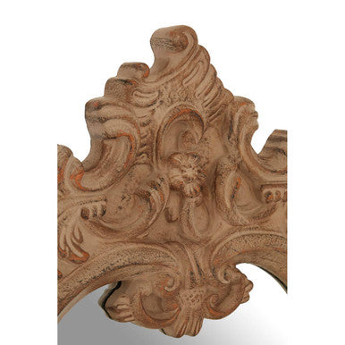 Orsina Broschi Rococo Wall Mirror – Antique Brown Ornate Design