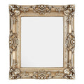 Orsina Adelere Ornate Square Wall Mirror – Champagne Finish
