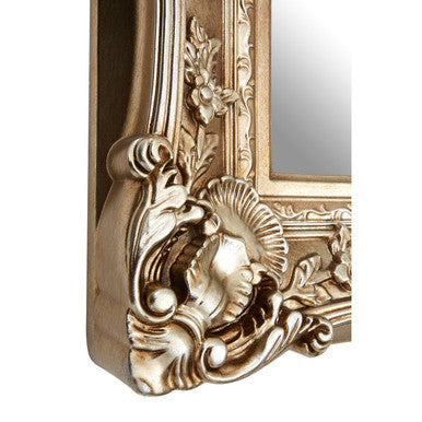 Orsina Adelere Ornate Square Wall Mirror – Champagne Finish