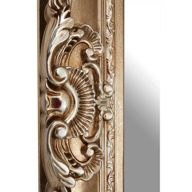 Orsina Adelere Ornate Square Wall Mirror – Champagne Finish