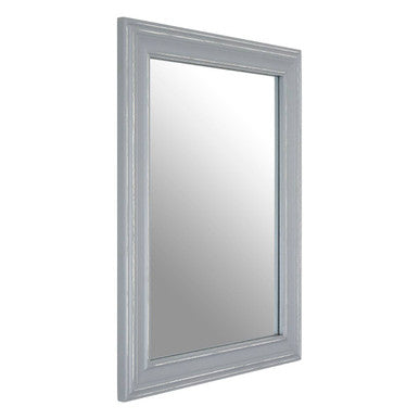 Orsina Henley Rectangular Wall Mirror – Antique Grey Carved Wood
