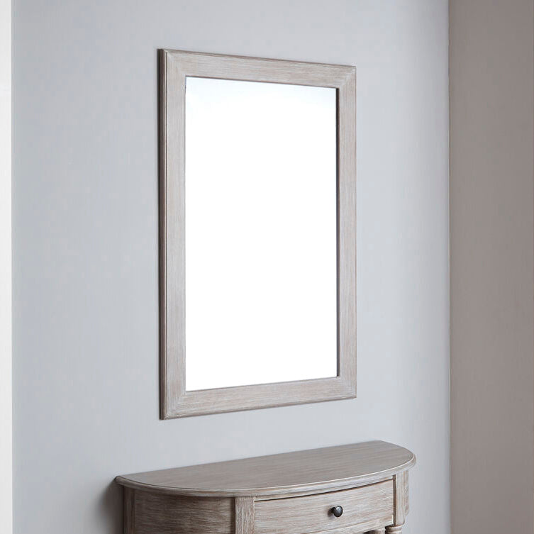 Orsina Heritage Winter Melody Wall Mirror – Brown Wooden Frame