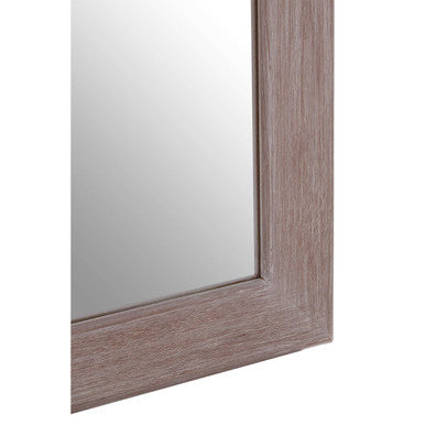 Orsina Heritage Winter Melody Wall Mirror – Brown Wooden Frame