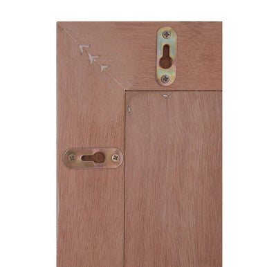 Orsina Heritage Winter Melody Wall Mirror – Brown Wooden Frame