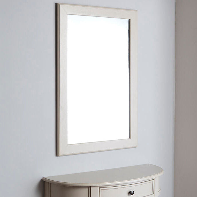 Heritage Grey Wall Mirror | Orsina Modern Wooden Frame Home Decor