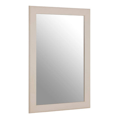 Orsina Heritage Wall Mirror – Antique White Nordic Wood Frame