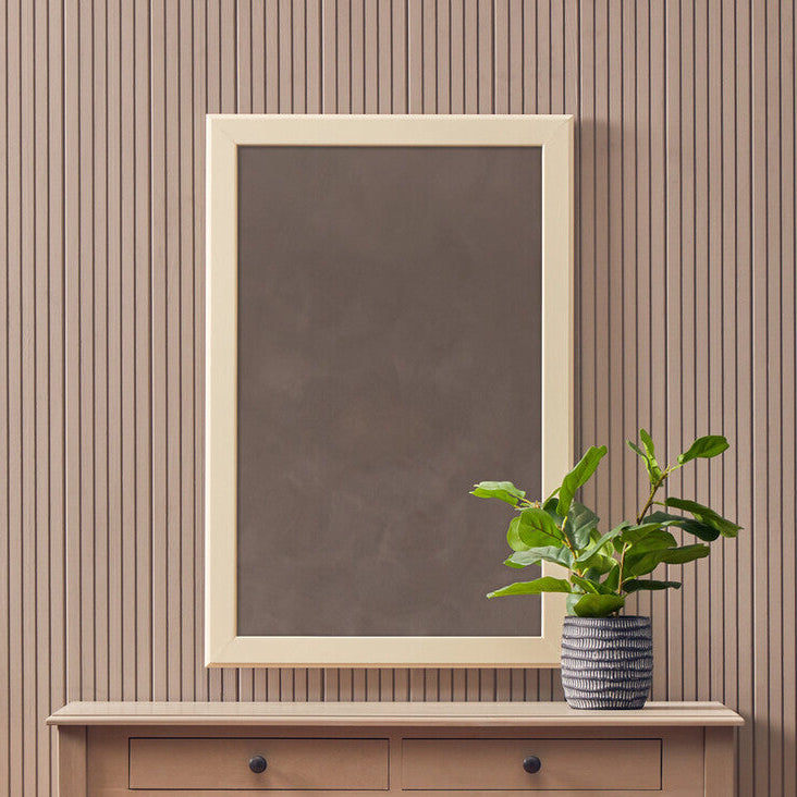 Orsina Heritage Wall Mirror – Antique White Nordic Wood Frame
