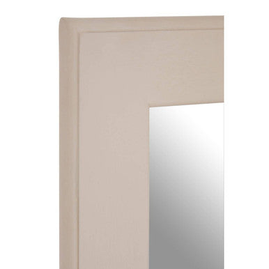 Orsina Heritage Wall Mirror – Antique White Nordic Wood Frame