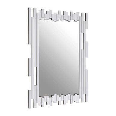 Orsina Puzzle Wall Mirror – Asymmetrical Cut Out Frame Modern Decor