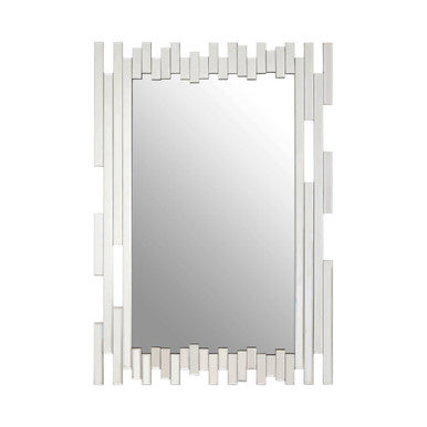 Orsina Puzzle Wall Mirror – Asymmetrical Cut Out Frame Modern Decor