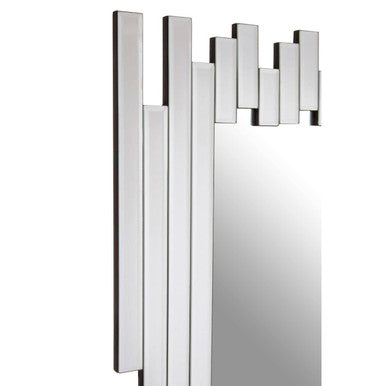Orsina Puzzle Wall Mirror – Asymmetrical Cut Out Frame Modern Decor
