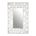 Orsina Puzzle Wall Mirror – Contemporary Scrolled Circular Frame
