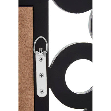 Orsina Puzzle Wall Mirror – Contemporary Scrolled Circular Frame