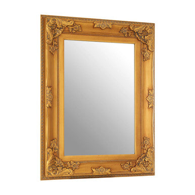 Orsina Marseille Wall Mirror – Neoclassical Gold Ornate Wood Frame