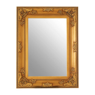 Orsina Marseille Wall Mirror – Neoclassical Gold Ornate Wood Frame