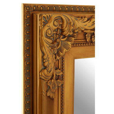 Orsina Marseille Wall Mirror – Neoclassical Gold Ornate Wood Frame