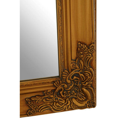 Orsina Marseille Ornate Gold Wall Mirror – Carved Wood Frame