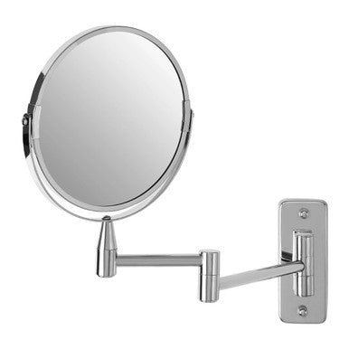 Orsina Cassini Wall Mounted Extending Mirror | Round Swivel Vanity