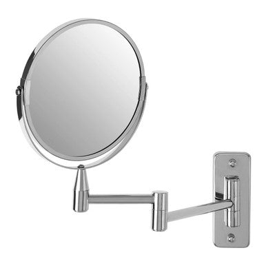Orsina Cassini Wall Mounted Extending Mirror | Round Swivel Vanity