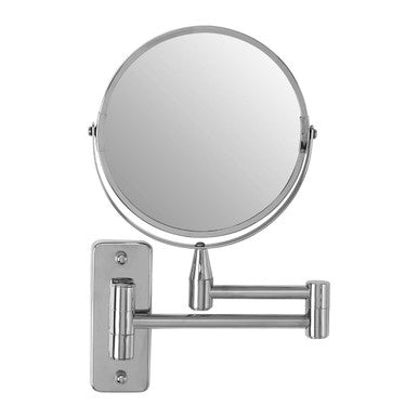 Orsina Cassini Wall Mounted Extending Mirror | Round Swivel Vanity