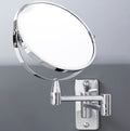 Orsina Cassini Wall Mounted Extending Mirror | Round Swivel Vanity
