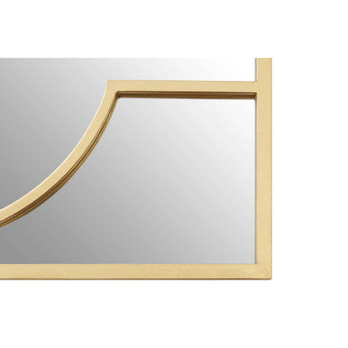 Orsina Farran Art Deco Wall Mirror – Gold and Silver Geometric Design