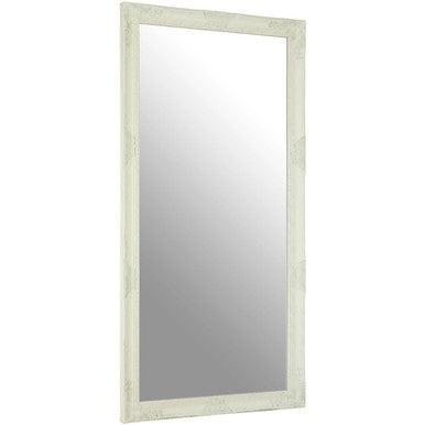 Orsina Andrey Wall Mirror – White and Brushed Gold Finish Decor