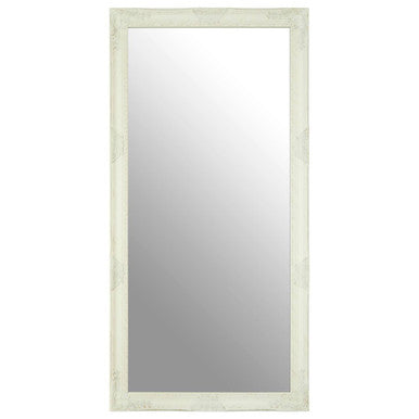 Orsina Andrey Wall Mirror – White and Brushed Gold Finish Decor