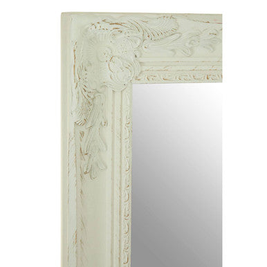 Orsina Andrey Wall Mirror – White and Brushed Gold Finish Decor