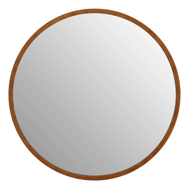 Orsina Saska Round Wall Mirror – Antique Gold Finish Home Decor
