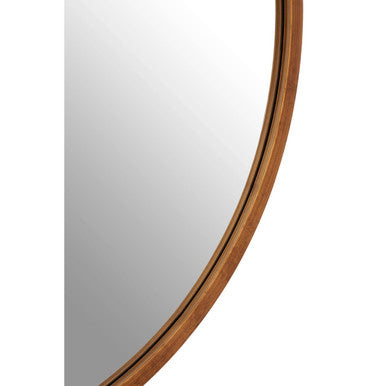Orsina Saska Round Wall Mirror – Antique Gold Finish Home Decor
