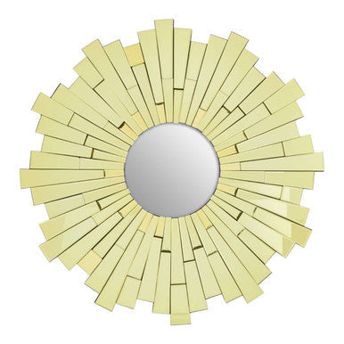 Orsina Glitzy Large Sunburst Wall Mirror – Circular Glass Design