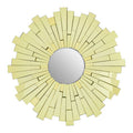 Orsina Glitzy Large Sunburst Wall Mirror – Circular Glass Design