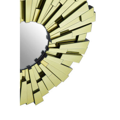 Orsina Glitzy Large Sunburst Wall Mirror – Circular Glass Design