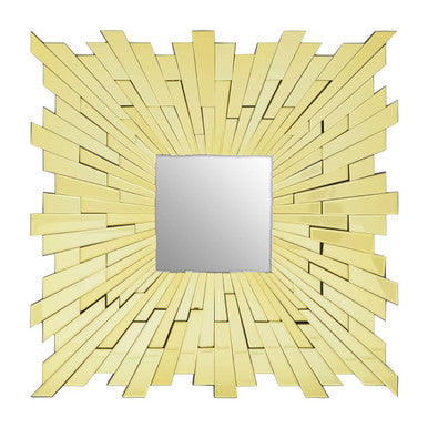 Orsina Glitzy Large Square Wall Mirror – Tiled Glass Statement Mirror