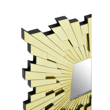 Orsina Glitzy Large Square Wall Mirror – Tiled Glass Statement Mirror