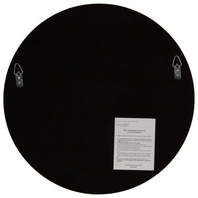 Orsina Athena Small Round Gold Wall Mirror – Modern Bevelled Edge
