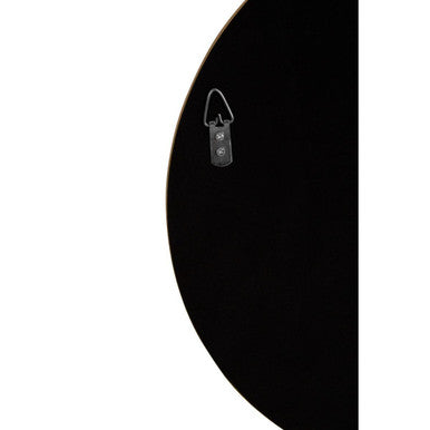 Orsina Athena Small Round Gold Wall Mirror – Modern Bevelled Edge