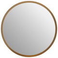 Orsina Athena Medium Round Wall Mirror – Gold Bevelled Edge Frame