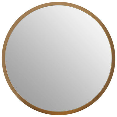 Orsina Athena Medium Round Wall Mirror – Gold Bevelled Edge Frame