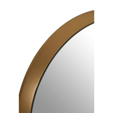 Orsina Athena Medium Round Wall Mirror – Gold Bevelled Edge Frame