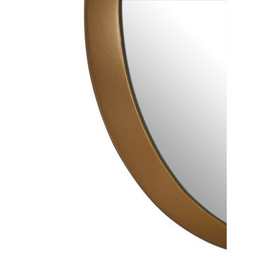 Orsina Athena Medium Round Wall Mirror – Gold Bevelled Edge Frame
