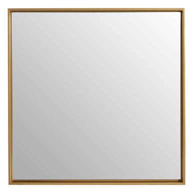 Orsina Ando Medium Square Wall Mirror | Gold Finish Minimalist Decor