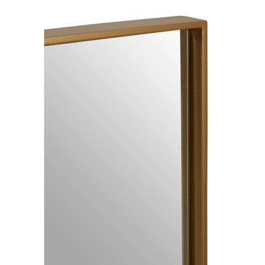 Orsina Ando Medium Square Wall Mirror | Gold Finish Minimalist Decor