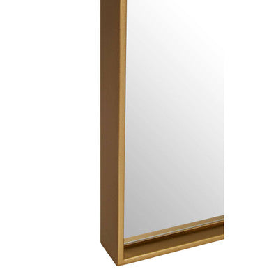Orsina Ando Medium Square Wall Mirror | Gold Finish Minimalist Decor