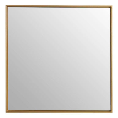 Orsina Ando Large Square Wall Mirror | Gold Finish Minimalist Frame