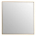 Orsina Ando Large Square Wall Mirror | Gold Finish Minimalist Frame