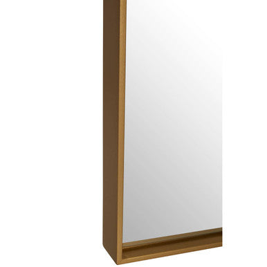 Orsina Ando Large Square Wall Mirror | Gold Finish Minimalist Frame