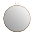 Orsina Karval Round Wall Mirror – Gold Finish Frame Decorative Accent